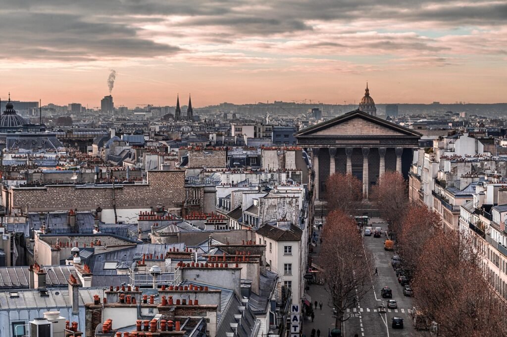 paris, city, buildings, cityscape, urban, roofs, la madeleine, church, historic, tourist attraction, fall, france, paris, paris, paris, paris, paris, france, france